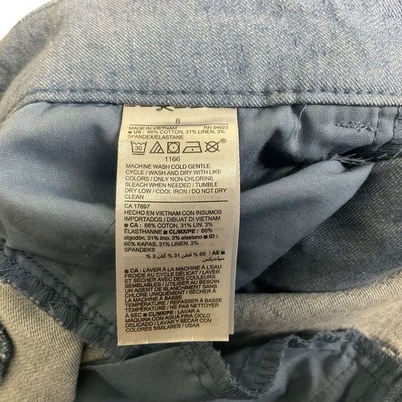 Old Navy Women's Blue Ankle Pants - Picture 6 of 9